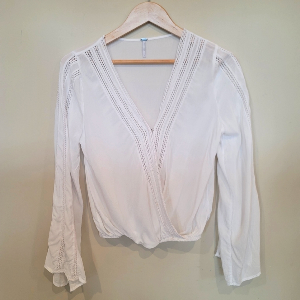 Young Fabulous Broke White Boho Blouse
